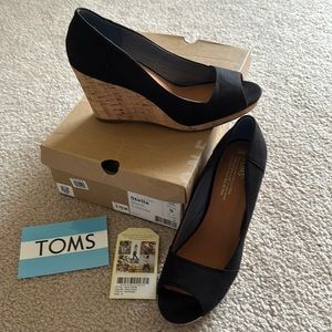TOMS Stella Canvas Wedges - 9